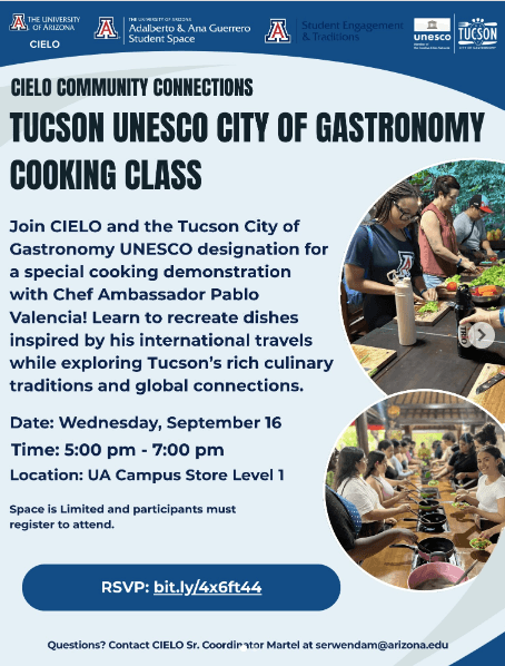Tucson Unesco City of Gastronomy Cooking Class
